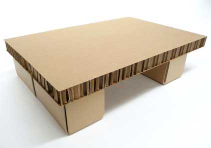 Rectangular Paper Pallets, Color : Brown