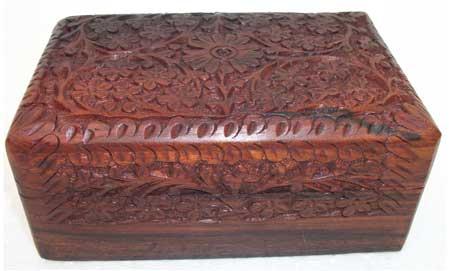 Carved Wooden Boxes - (02)