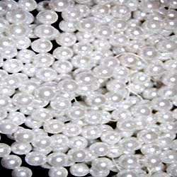 White Plastic Beads