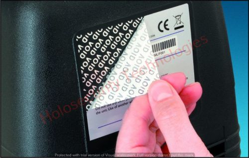 Plain and Printed Tampered Labels
