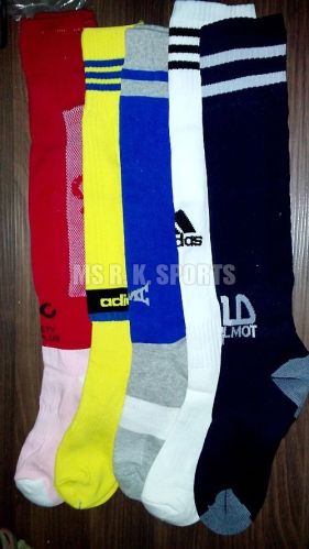 Striped Elastic Football Socks, Gender : Unisex