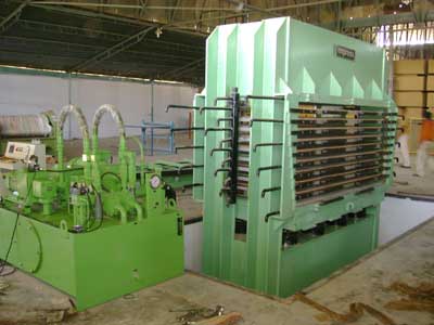 Hydraulic Plywood Press