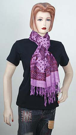 Item Code : RHPL-SHCRP007 Silk Pashmina Scarves