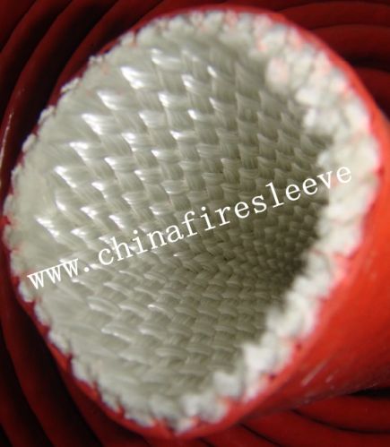 Silicone fiberglass Fire Sleeve