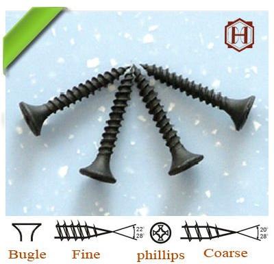 C1022A 3.5x25 Black Drywall Screw 25x3.5mm, Brand Name : Huhao