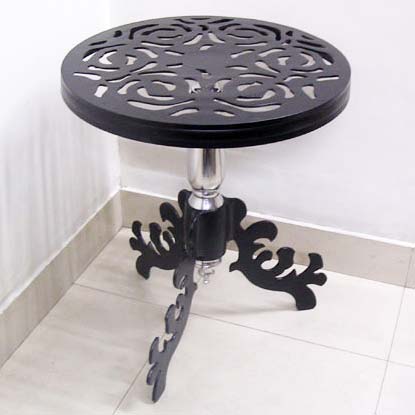 Aluminum Table, Packaging Type : Black