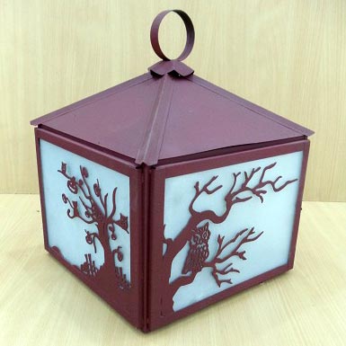 Glass Garden Lanterns, For Decoration, Feature : Light Weight, Stable Performance