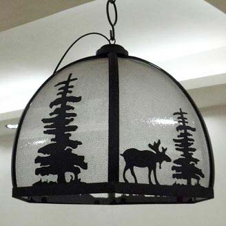 Metal Wall Hanging Chandelier, Color : Multicolors