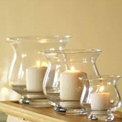 Glass Candle Holders