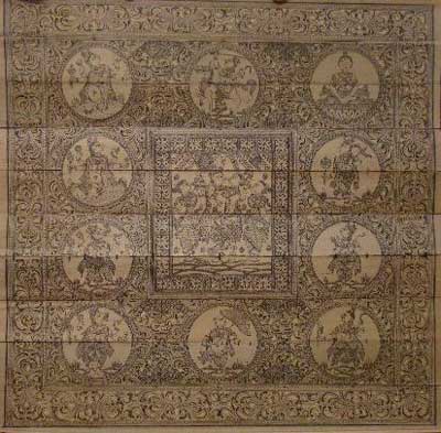 Navavatar On Palm Leaf