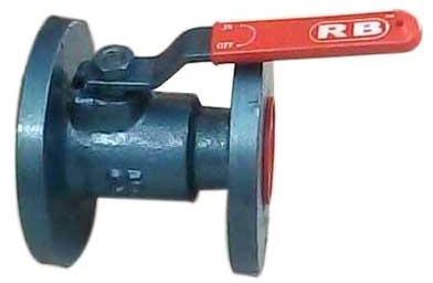 CI Single Piece Ball Valve Flange End