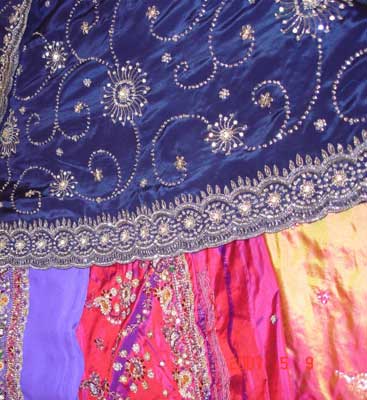 Designer sarees, Material : Polyester