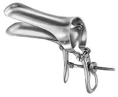 Manual Stainless Steel Cusco Vaginal Speculum, For Surgical Instruments, Medical Use, Feature : Durable