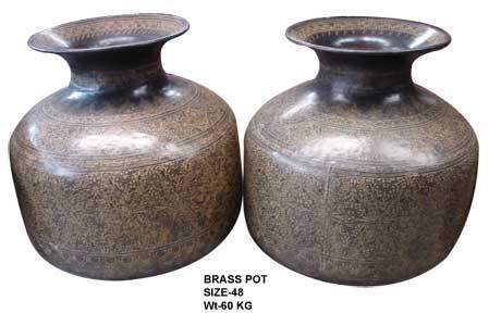 Brass Flowerpot - 01