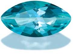 Marquise Blue Topaz Gemstone