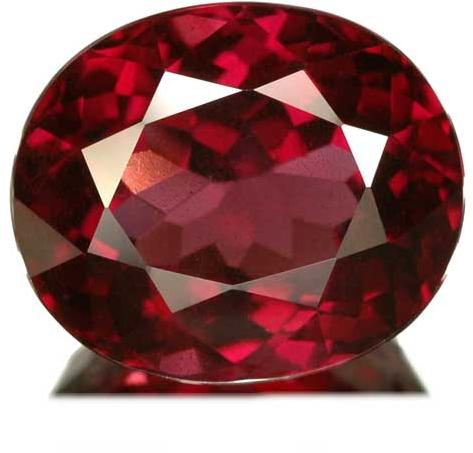 Oval Garnet Gemstone