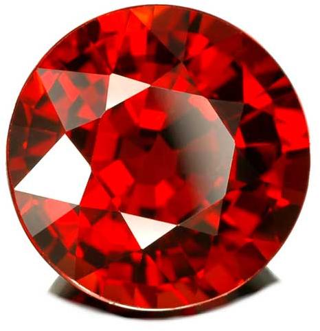 Round Garnet Gemstone