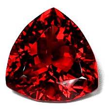 Trillion Garnet Gemstone