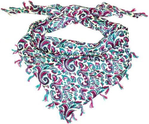 Krishna Global Paisely Printed Traingle Scarf