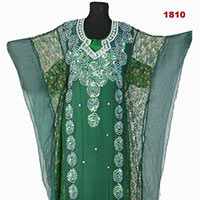 Printed Chiffon Ladies Kaftans, Technics : Attractive Pattern