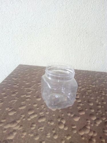 PET 200gm Square Jar, Color : Natural