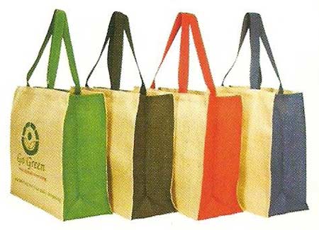 Jute Shopping Bags, Technics : Hand Made