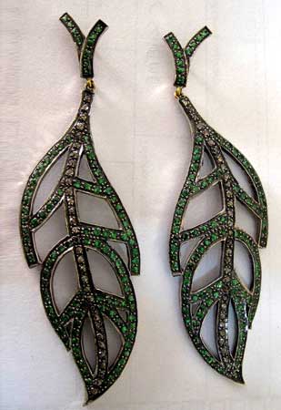 Diamond Victorian Earrings