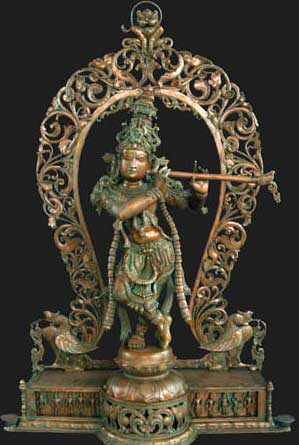 Bronze Krishna Statue