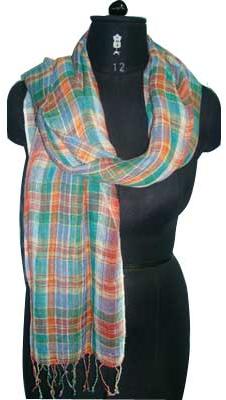 Yarn Dyed Check Scarf