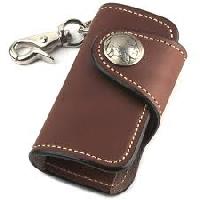 Leather Key Holders, Color : Brown