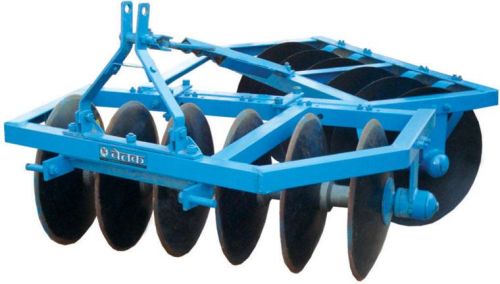 Polished Iron Disc Harrow, For Agriculture, Color : Blue