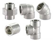 Stainless Steel Forged Fittings, Head Shape : Round, Hex