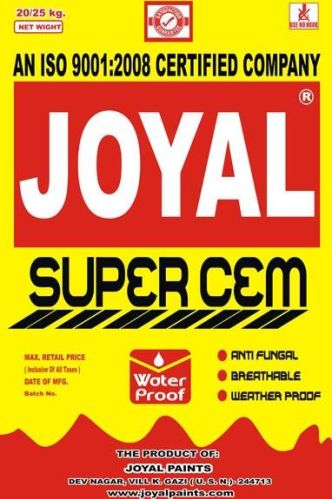 Waterproof Cement Paint (Joyal Super Cem)