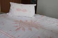 Chikan Embroidered Bed Sheets