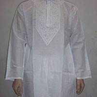 Plain Chikankari Kurta Pyjama, Occasion : Daily Wear, Formal Wear
