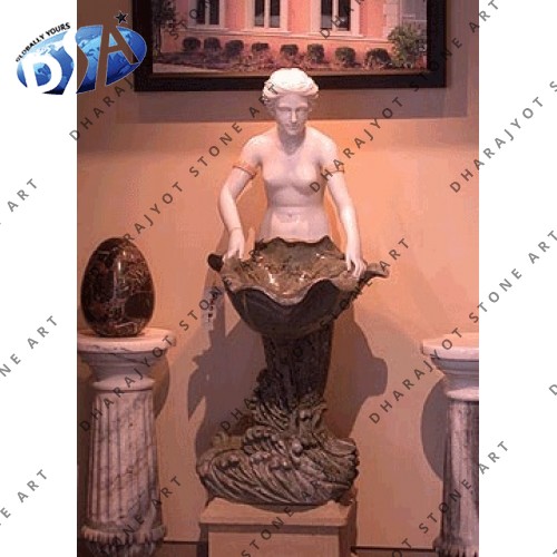 Marble ANTIQUE GRANITE BIRD BATH