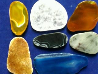 Agate Slices, Color : Multicolor