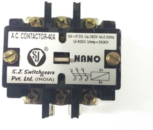 M.H.D.3 AC CONTACTOR 3 POLE UPTO 40A