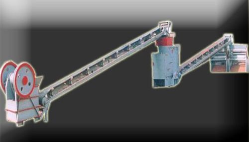 Pneumatic 100-1000kg Slag Crusher Plant, Color : Grey