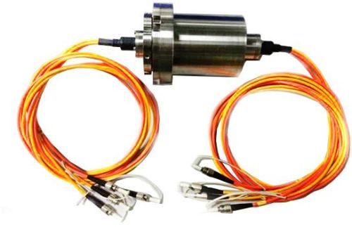 Fast Transmission Speed Fiber Optic Rotary Joint With 7 Channels