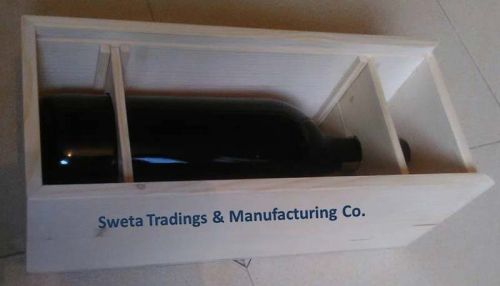 Wooden Wine Box 4, Color : White