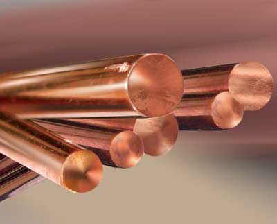 Round Polished Copper Rod