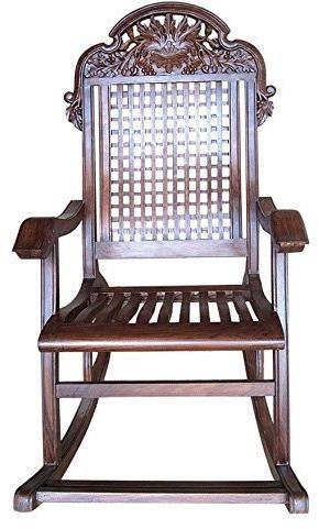 Shilpi Amazing Hand Carved Rocking Chair