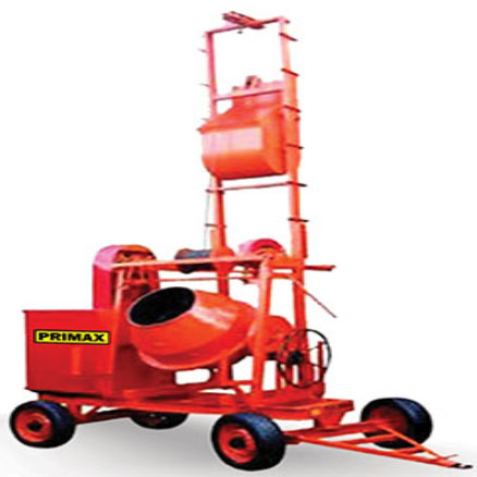 Concrete Mixer With Lift (Hoist)