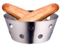 Polished Plain Stainless Steel Bread Basket, Size : 12inch, 13inch