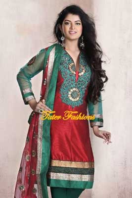 Anarkali Salwar Kameez, Gown Flair : 4.5 Meter Fully Flair