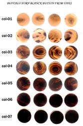 Buffalo Horn Button Blanks