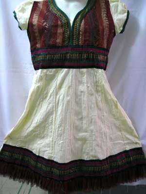 Cotton kurti, Kurti Style : Straight