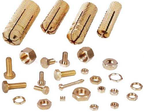 Brass nuts, Thickness : 1.5-2mm