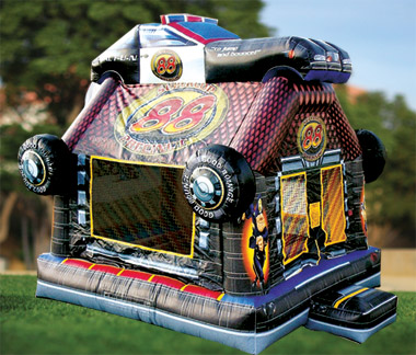 Inflatable Police Car Bounce
